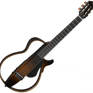 Seulement Aujourd'hui Yamaha Silent Guitar SLG200N - tobacco brown sunburst gloss