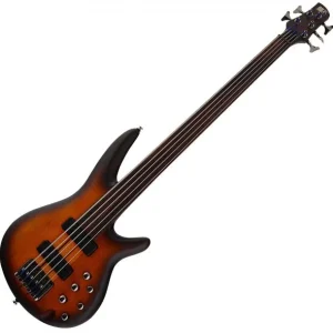 Paiement Sécurisé Ibanez Workshop SRF705 BBF 5-String - brown burst flat