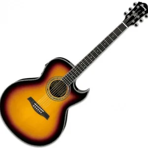Certifié Ibanez Joe Satriani JSA20 VB - vintage burst hg