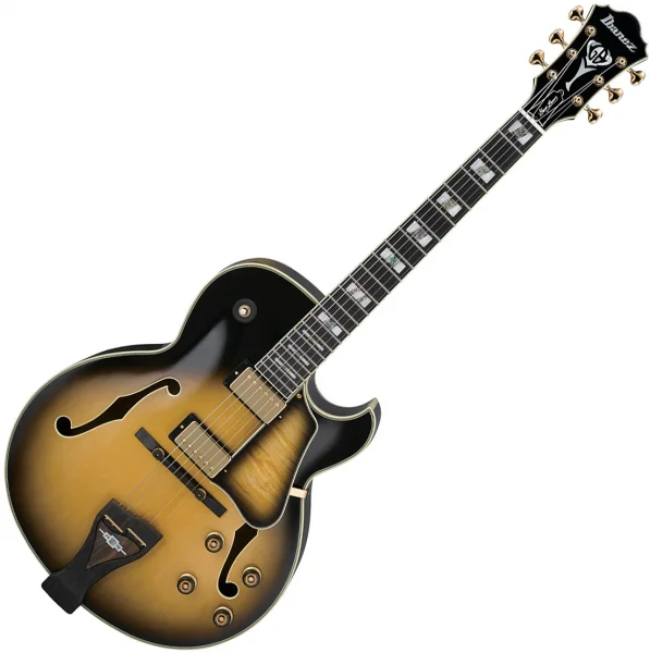 Acheter En Ligne Ibanez George Benson LGB300 VYS Prestige Japan - vintage yellow sunburst