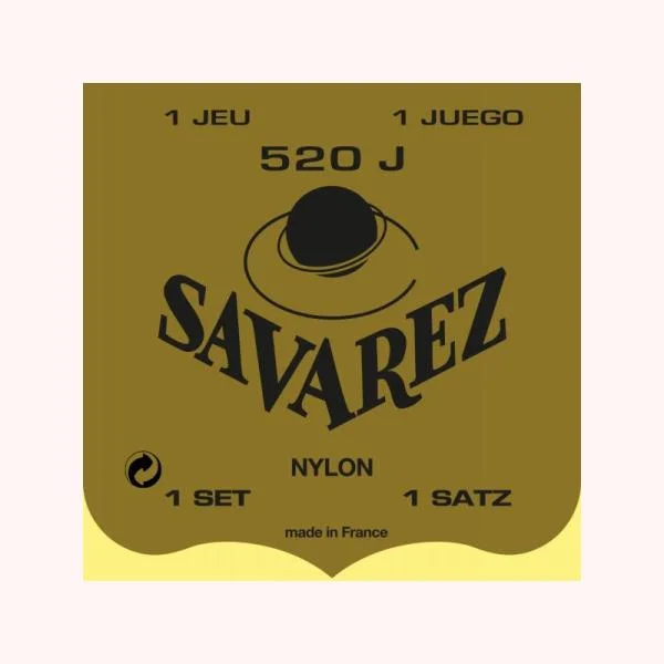 Affaire À Saisir Savarez Classic 520J Savarez Nylon Jaune Tension Tres Forte - jeu de 6 cordes