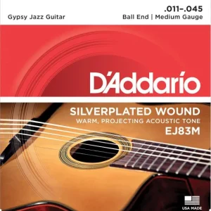 D‘addario EJ83M Acoustic Gipsy Jazz Medium Ball end 11-45 Promotion