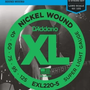 D‘addario EXL 220-5 - jeu de 5 cordes Prix Bas