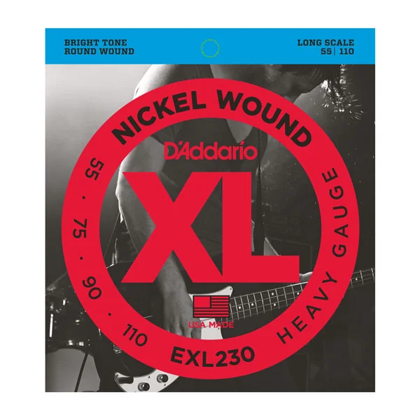 D‘addario EXL230 Nickel Wound Electric Bass 55-110 - jeu de 4 cordes Offre Exclusive