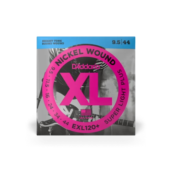 Promotion D‘addario EXL120+ Electric Super Light Plus 9.5-44 - jeu de 6 cordes
