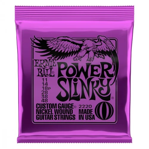 Ernie ball Electric (6) 2220 Power Slinky 11-48 - jeu de 6 cordes Bon Marché