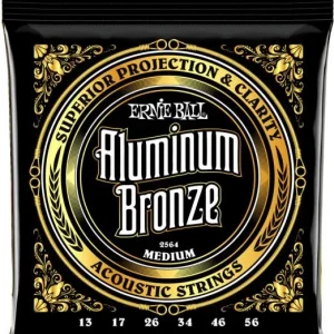 Meilleure Vente Ernie ball Folk (6) 2564 Aluminum Bronze 13-56 - jeu de 6 cordes