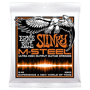Prix Réduit Ernie ball Electric (6) 2922 Slinky M-Steel 9-46 - jeu de 6 cordes