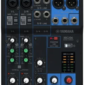 Yamaha MG06 Retour Gratuit