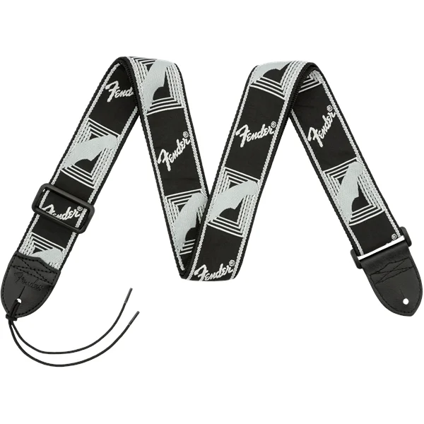 Fender Monogrammed Strap Black/Light Grey/Dark Grey Prix Promo