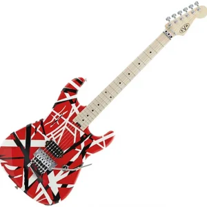 Evh Striped Series - red with black stripes Prix Bas