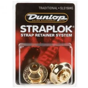 Acheter En Ligne Jim dunlop StrapLok Traditional Set SLS1504 - Gold