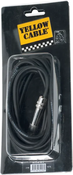 Bon Plan Yellow cable K16- mini-Jack M / Jack stereo F - 3m