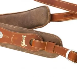 Meilleur Choix Gibson Straps The Austin Guitar Strap Brown