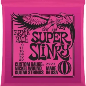 Offre Exclusive Ernie ball Electric (6) 2223 Super Slinky 09-42 - jeu de 6 cordes