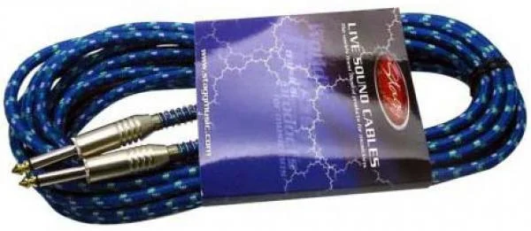 Super Prix Stagg SGC6VT Tweed Blue Jack/Jack - 6m
