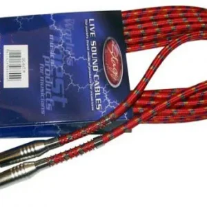 Stagg SGC6VT Tweed Red jack/jack - 6m Commander Vite