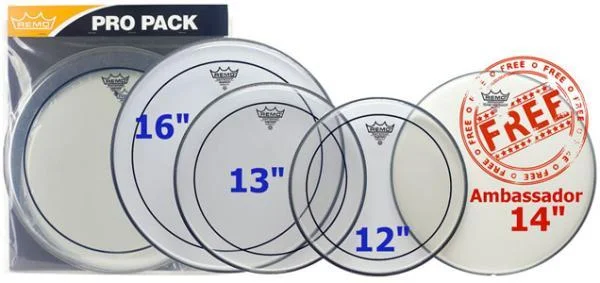 Solde Remo PACK PINSTRIPE TRANSPARENTE 12 13 16 + 14 AMBASADOR SABLEE - pack peaux