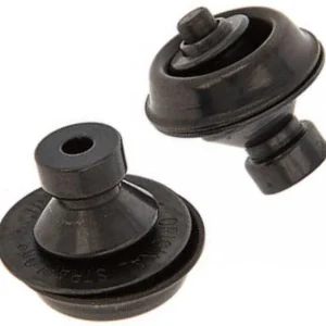 Bon Marché Jim dunlop Straplok Strat Retainers Traditional SLS1503BK (x2) - Black