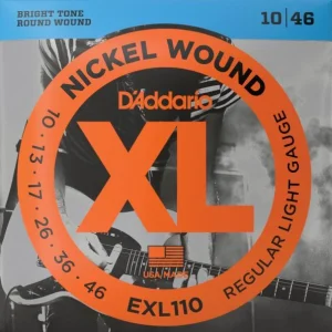 D‘addario EXL110 Nickel Wound Electric Regular Light 10-46 - jeu de 6 cordes Solde