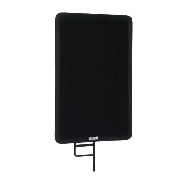 Meilleur Choix Rosco Black Molton Framed Flag (122×61cm) – Black Flag