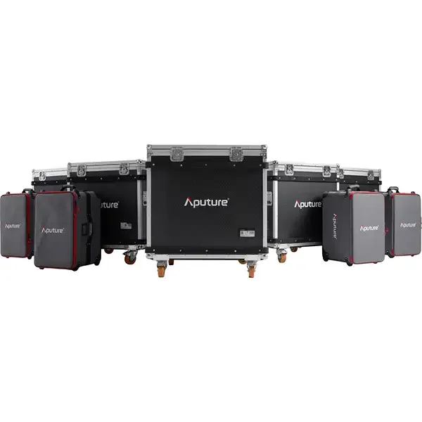 Dernier Modèle Aputure INFINIMAT 20×20 – Complete LED kit & Softbox Clear + Control Box 1600W