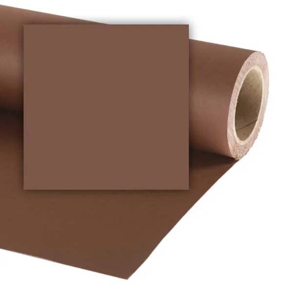 Haute Qualité Colorama 1.35m x 11m Peat Brown – Studio Paper Background