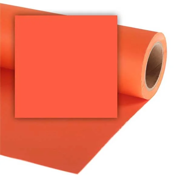 Meilleure Vente Colorama 2.72m x 11m Mandarin – Studio Paper Background