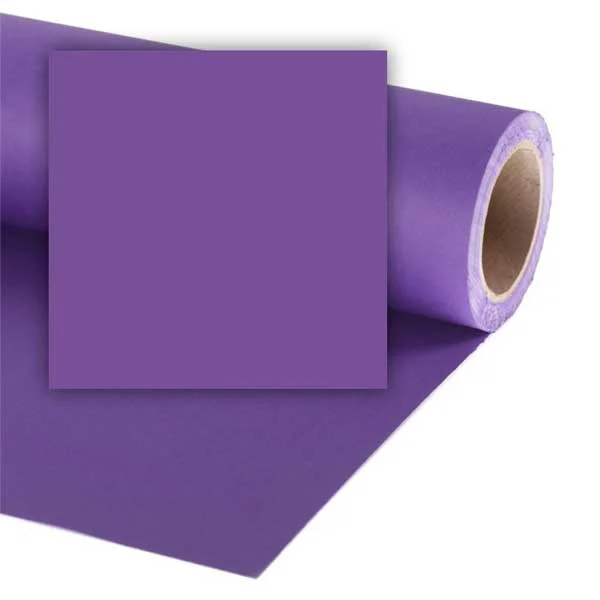 Satisfait Ou Remboursé Colorama 2.72m x 11m Royal Purple – Studio Paper Background
