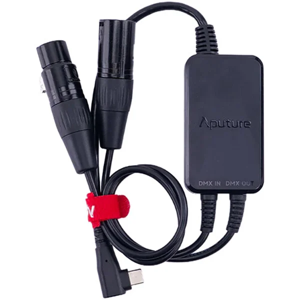 Aputure Active USB-C to 5-Pin DMX In & Out Adapter Haute Qualité