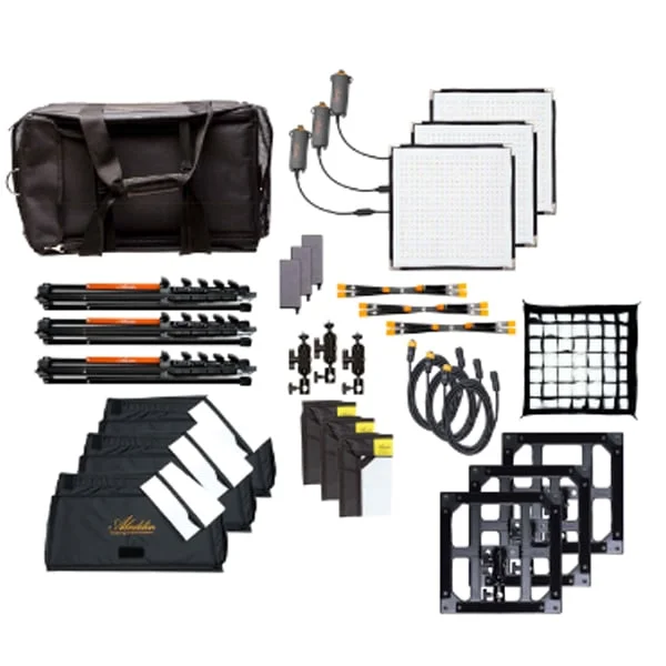 Aladdin ALL-IN 1 Kit 3x (Bi-Color) – LED Panels Commander Vite