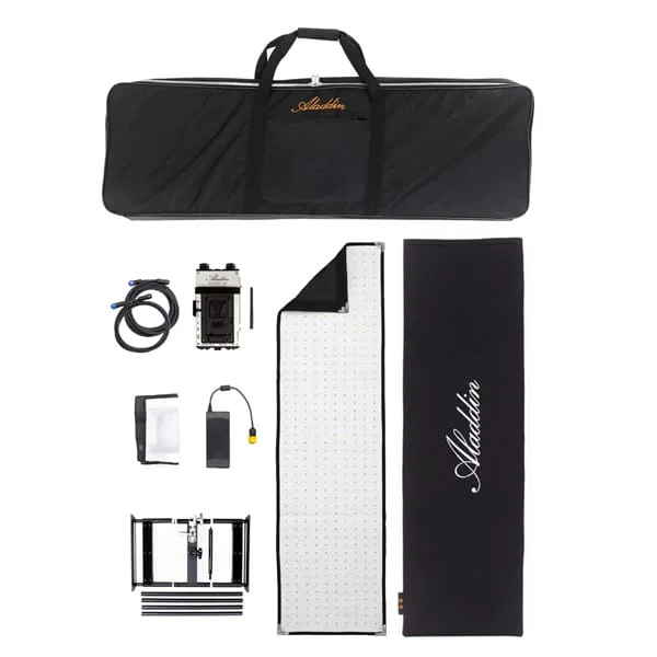 Aladdin Bi-Fabric 4 (200W) – V-Mount LED Panel with Carrying Bag Livraison Express