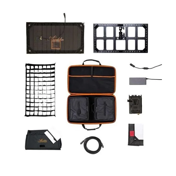 Achat Immédiat Aladdin Gaffer Kit MOSAIC MINI with Lumenradio (1×2) – LED Kit