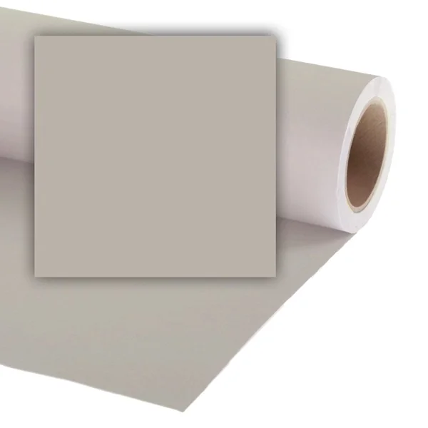 Expédié Aujourd'hui Colorama 1,35m x 11m Steel Grey – Fond Papier Studio