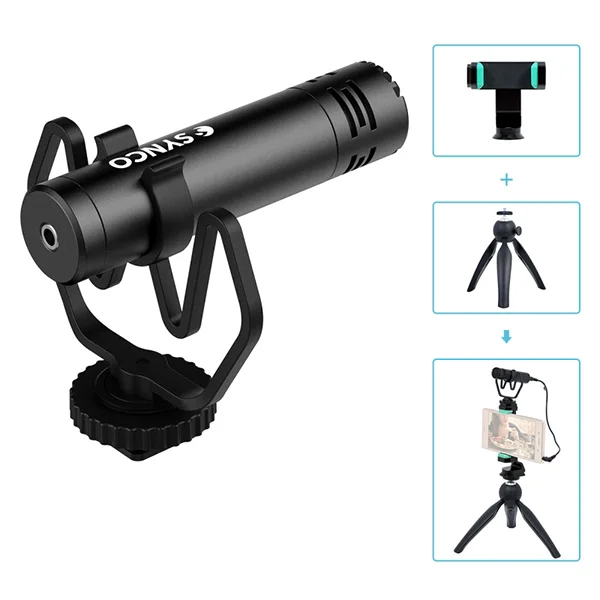 Synco Mic-M1P – Canon Vlogger Microphone Kit Expédition Rapide