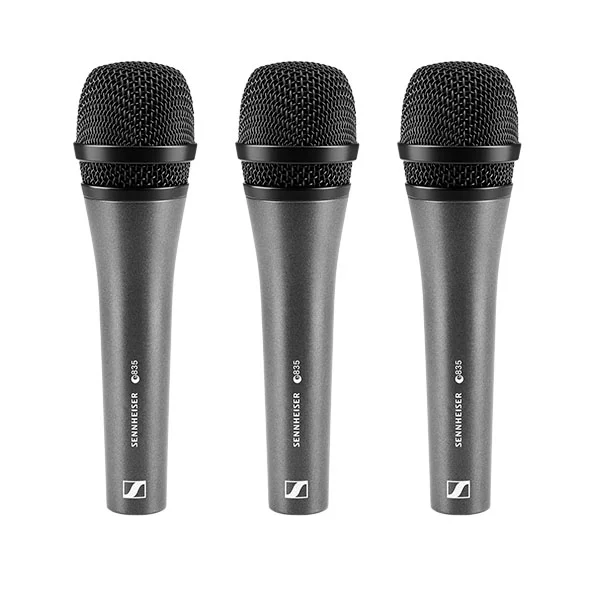 Sennheiser E835 – 3 Cardioid Microphone Kit Acheter En Ligne