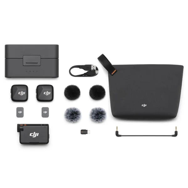 Dji Mic Mini (2 TX, 1 RX, Boîtier de charge) – Kit Audio HF Petit Prix