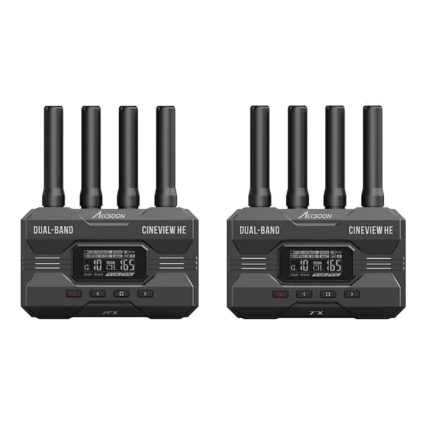 Commander Maintenant Accsoon CineView HE TX/RX – HF Kit (Receiver and Transmitter)