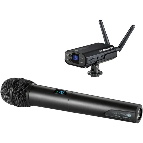 Audio-Technica ATW-1702 – Wireless Handheld Microphone Transmitter and Receiver Kit Dernier Modèle