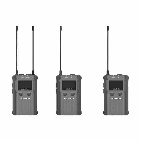 Synco Wmic-T3 (2 transmitters + 1 receiver, UHF) – Wireless Tie Kit Promotion Saisonnière