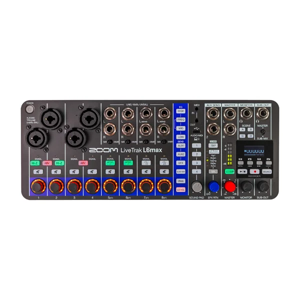 Commander Maintenant Zoom L6max LIVETRACK – Mixing console
