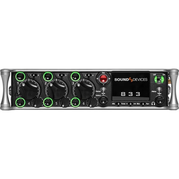 Prix Promo Sound Devices 833 8-channel/12-track Audio Recorder