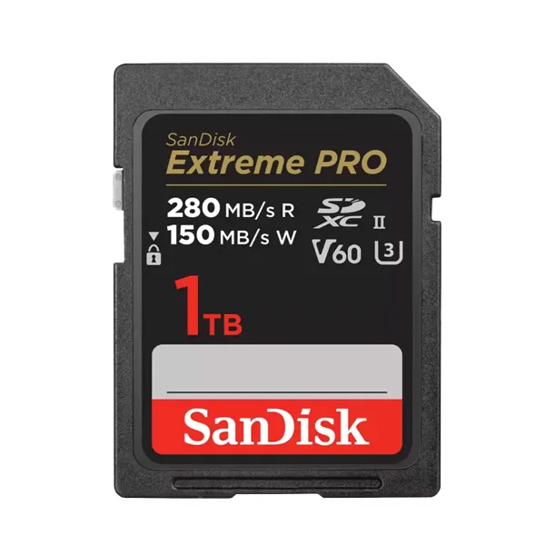 Petit Prix SanDisk SD Extreme Pro 1TB UHS-II 280MB/s V60 Memory Card