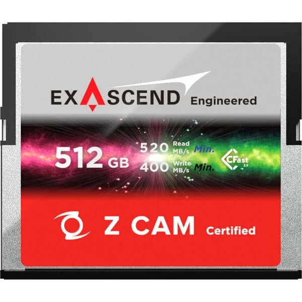 Achetez Aujourd'hui Z CAM Exascend CFast 2.0 (512GB) – Memory Card
