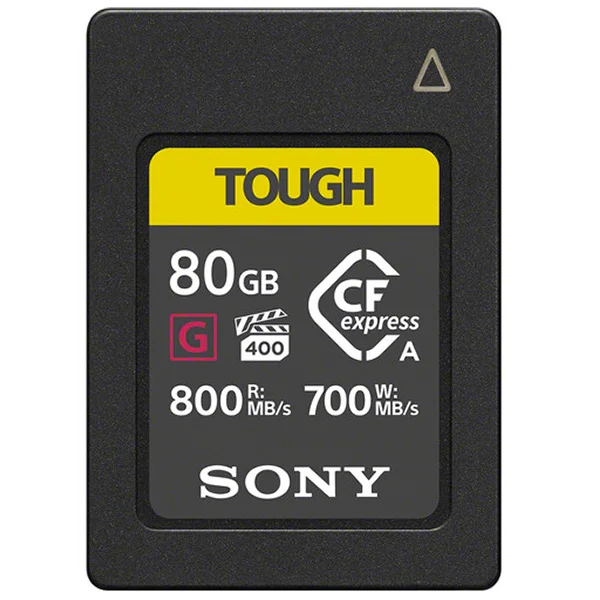 Promotion Saisonnière Sony TOUGH CFexpress G Series Type A 80GB Memory Card
