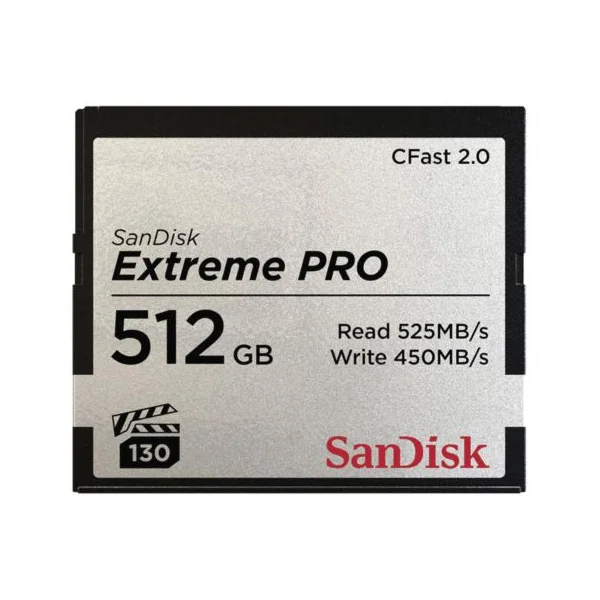 SanDisk Extreme Pro 512GB – CFast 2.0 memory card Prix Bas