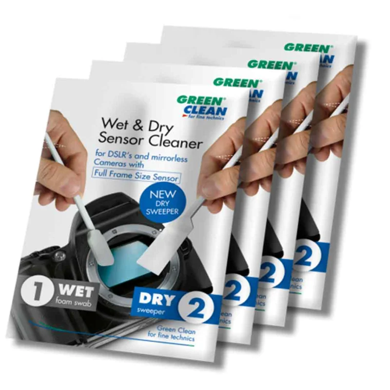 Expédié Aujourd'hui Green Clean Wet & Dry (Full Frame, 4 pcs) – Sensor Cleaning Kit
