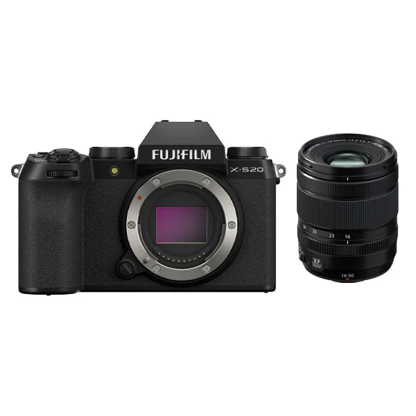 Fujifilm X-S20 avec XF 16-50mm f/2.8-4.8 (Noir) – Appareil Photo Commander Vite