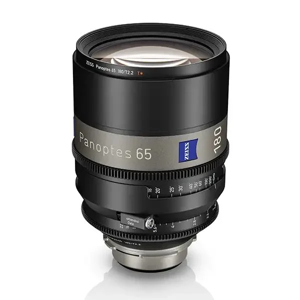 Paiement Sécurisé ZEISS Panoptes 65 180mm T2.2 (Impérial, LPL) – Objectif Cinéma
