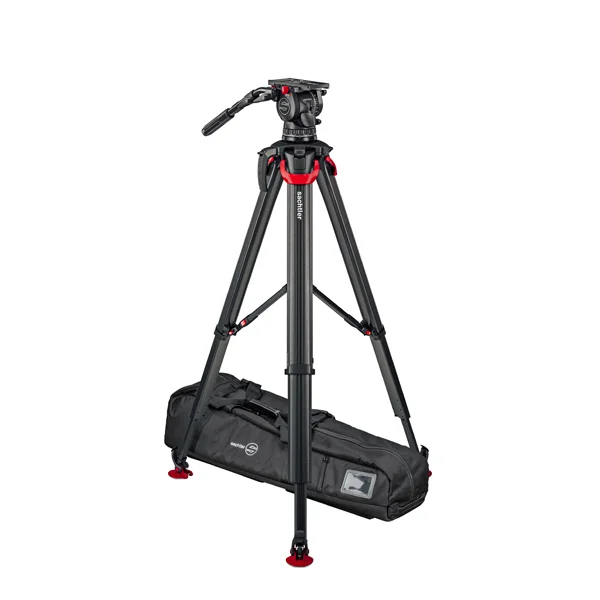 Bon Marché Sachtler aktiv18T Mk II flowtech100 MS – Kit Trépied et Rotule Vidéo